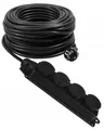 Przedłużacz Polski 25m 3x1,5 Rozgałęźnik Gumowy X4