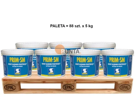 Semin Paleta PRIM SM Grunt głęboko penetrujący 88 szt. x 5 kg