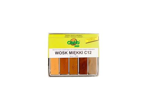 CleHo C12 Wosk retuszujący miękki seria 3 - 5 sztabek