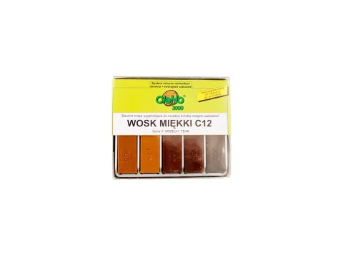 CleHo C12 Wosk retuszujący miękki seria 4 - 5 sztabek