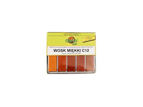CleHo C12 Wosk retuszujący miękki seria 6 - 5 sztabek