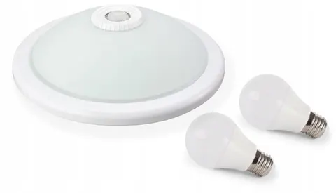 Plafon lampa led oprawa czujnik ruchu 2XE27 20W