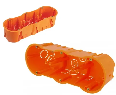 Puszka elektryczna podtynkowa potrójna 3x68 PK60