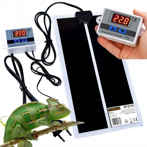 Mata Grzewcza do Terrarium z termostatem 15x28cm 7W