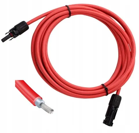Przedłużacz Kabel Solarny 12m 4mm2 PV Typu Mc4 Panel