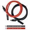 Przedłużacz kabel solarny zestaw 2x20m czarny czerwony 6mm2 PV Typu Mc4 DO PANELA