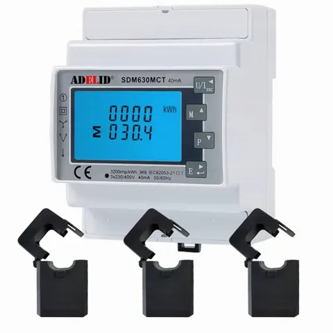 Licznik energii ADELID SDM630MCT + przekładniki prądowe CT24 200A/5A - 3 szt.