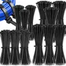 ZESTAW OPASKI ZACISKOWE KABLOWE TRYTYTKI TRYTKI RÓŻNE 3.6mm CZARNE 1200 SZT