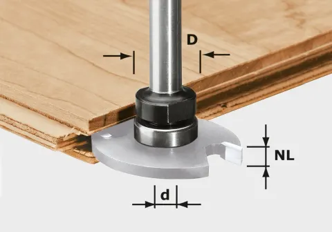 Festool Trzpień frezarski S8 1,5-5 KL16 499803