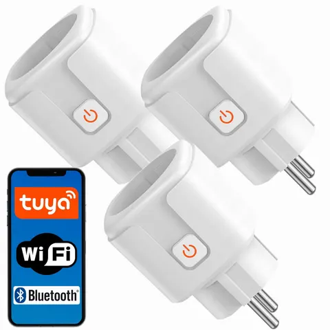 Zestaw 3x Inteligentne gniazdko gniazdo wifi watomierz TIMER licznik Smart TUYA 16A