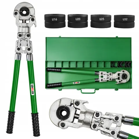 PRASKA ZACISKARKA DO RUR PEX SKRZYNIA METALOWA MATRYCE (U) 16 - 32 mm