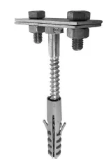 Wspornik wkręcany mocujący płaskownik (0-5K) 80mm