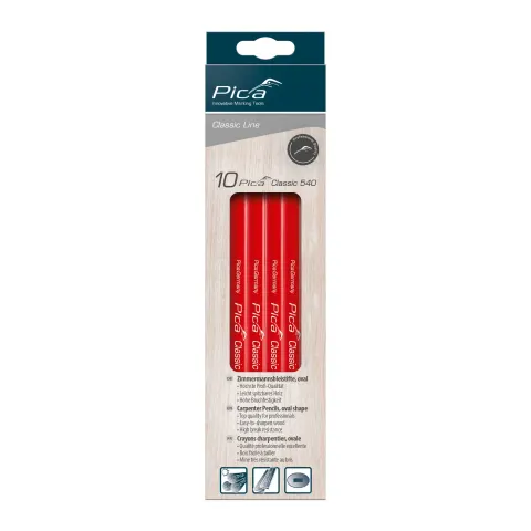 PICA Ołówek Stolarski 24 cm 10 sztuk 540/24-10
