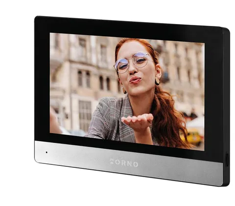 Wideodomofon 8" dotykowy full hd z szyfratorem czarny