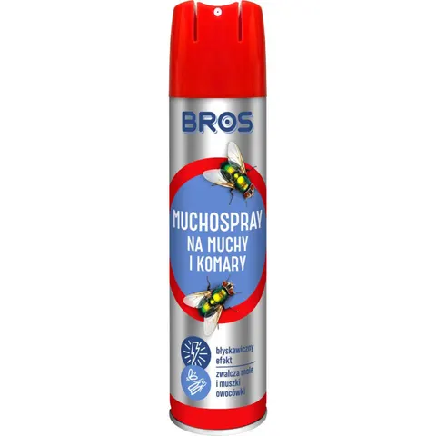 BROS Preparat na muchy i komary MUCHOSPRAY, 400 ml