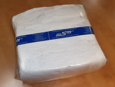 Czyściwo bawełniane białe (worek 10 kg)