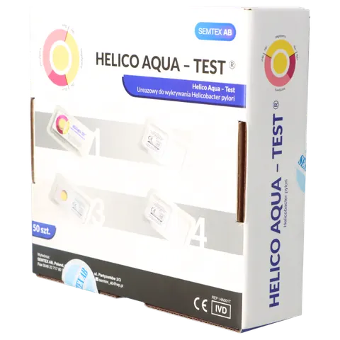 Test ureazowy na Helicobacter pylori Aqua