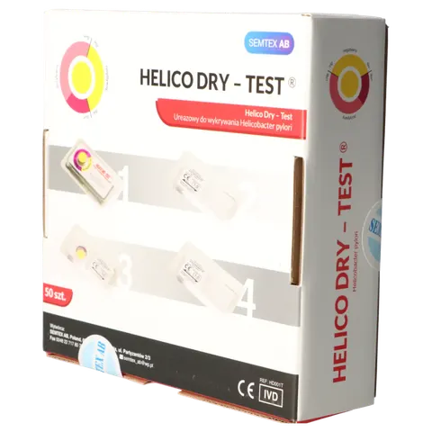 Test ureazowy na Helicobacter pylori DRY