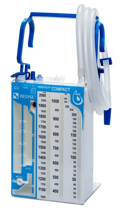 Zestaw do drenażu opłucnej z wodną regulacją siły ssania 2100 ml Compact