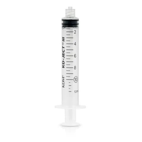 Strzykawka 3-częściowa luer-lock 10 ml KD-JECT a'100