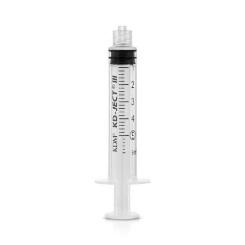 Strzykawka 3-częściowa luer-lock 5 ml KD-JECT a'100