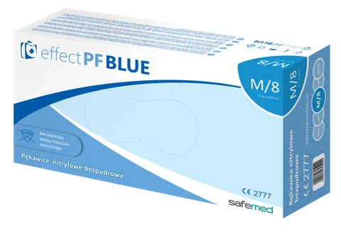 Rękawice nitrylowe EFFECT blue, XL a'100 szt.