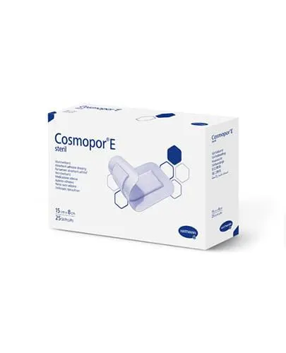 Opatrunek chirurgiczny + pad włókninowy 8 cm x 15 cm Cosmopor E