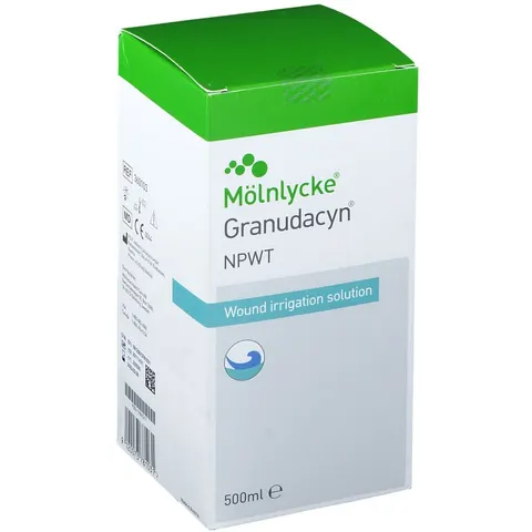 Płyn do płukania ran Granudacyn 500 ml, NPWT
