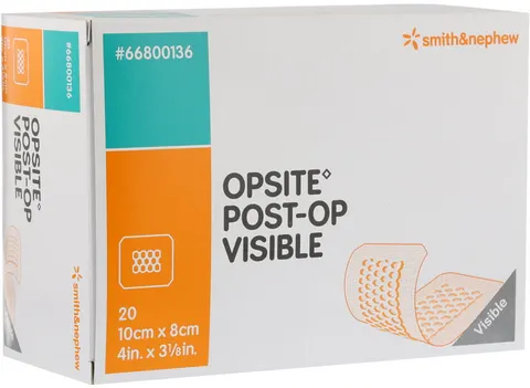 Opatrunek pooperacyjny Opsite Post-Op Visible 8 cm x 10 cm
