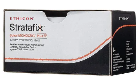 Nici Stratafix Monocryl Plus - 3/0 - 1/2 koła - igła Taper Point,26 mm - 23 cm bezbarwna - op. 12