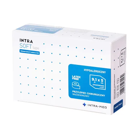 Przylepiec włókninowy na rolce 5 cm x 9,1 m Intra Soft Tape