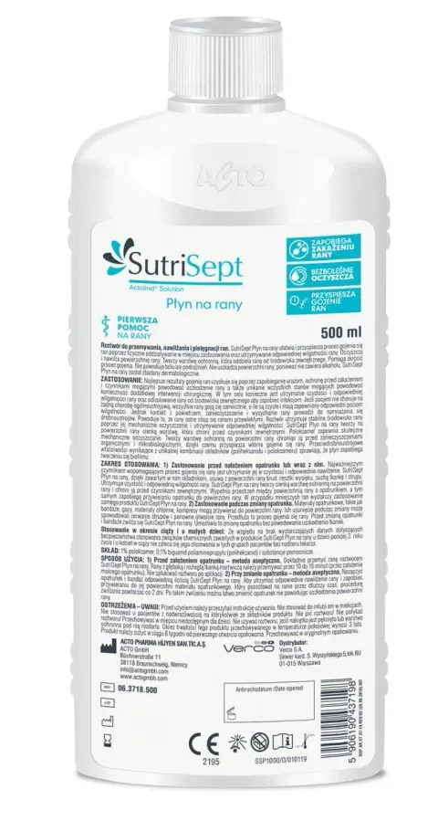 Płyn na rany SutriSept 500 ml
