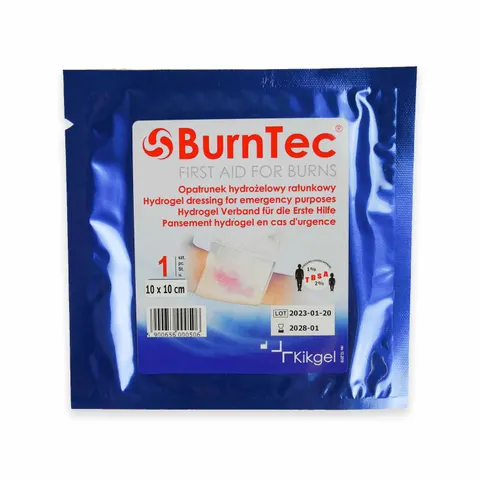 Opatrunek hydrożelowy 10 cm x 10 cm Burntec