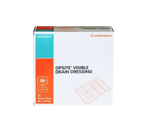 Opatrunek pooperacyjny 10 cm x 9 cm Opsite Visible Drain Dressing