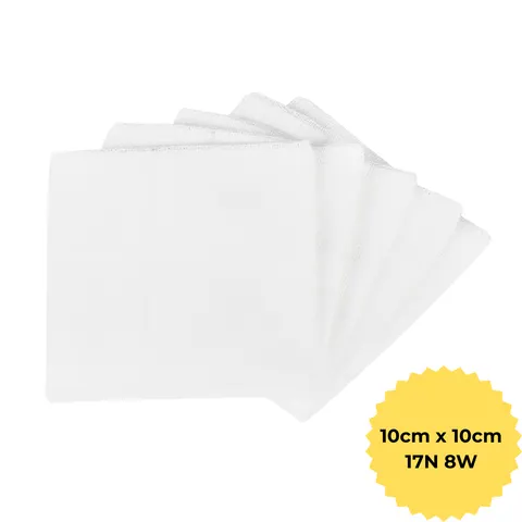 Kompres gazowy niejałowy 10 cm x 10 cm 17N 8W a'100