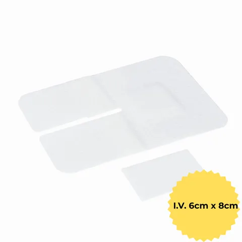 Opatrunek włókninowy do mocowania kaniul 6 cm x 8 cm PolyCare I.V.