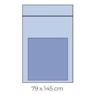 Osłona na stolik Mayo wzmocniona sterylna 79 cm x 145 cm