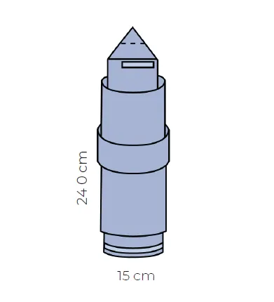Osłona na przewody sterylna 15 cm x 240 cm