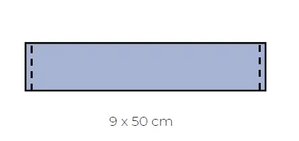 Taśma chirurgiczna sterylna 9 cm x 50 cm