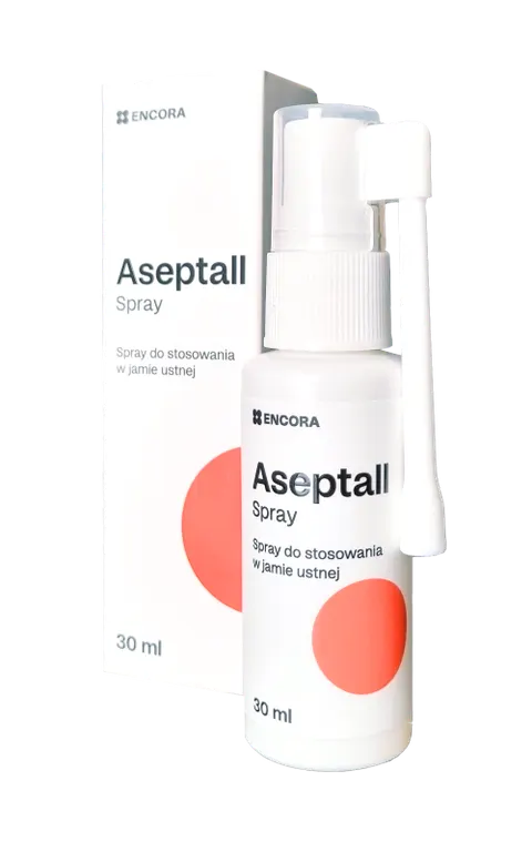 Aseptall Spray do stosowania w jamie ustnej 30 ml
