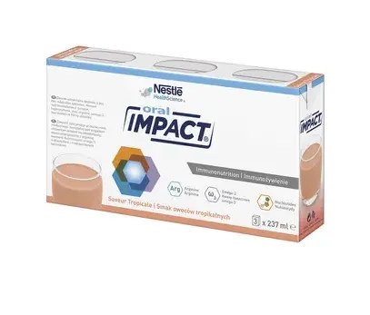 Impact Oral - smak owoców tropikalnych, płyn 3 x 237 ml