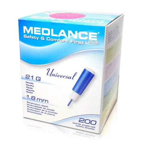 Nakłuwacz 21G / 1,8 mm Medlance Plus Universal a'200