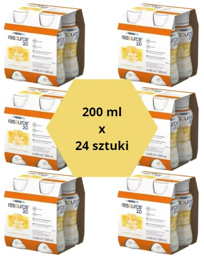 Resource 2.0 wanilia 24 x 200 ml