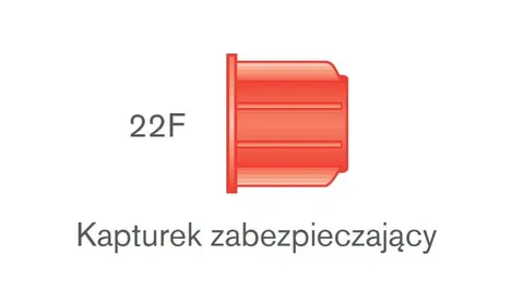 Kapturek zabezpieczający 22F