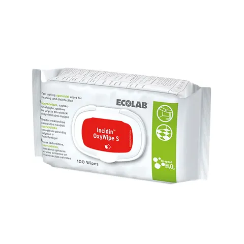 Chusteczki do dezynfekcji powierzchni bezalkoholowe, flow-pack Incidin OxyWipe S a'100