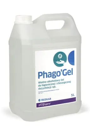 Żel do dezynfekcji rąk alkoholowy 5 L Phago'gel