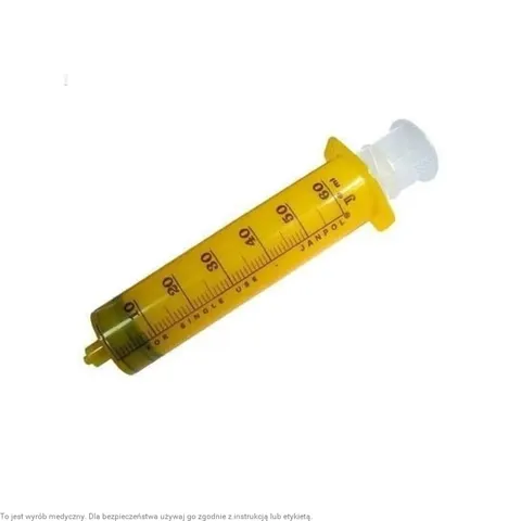 Strzykawka 3-częściowa luer-lock do pomp bursztynowa 50 ml