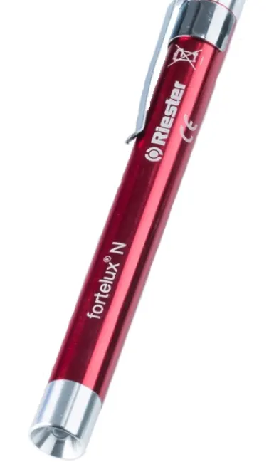 Lampka, latarka diagnostyczna ri-pen LED 3V, kolor czerwony