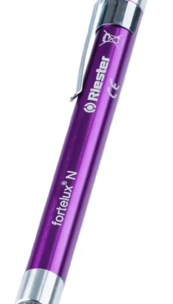 Lampka, latarka diagnostyczna ri-pen LED 3V, kolor fioletowy