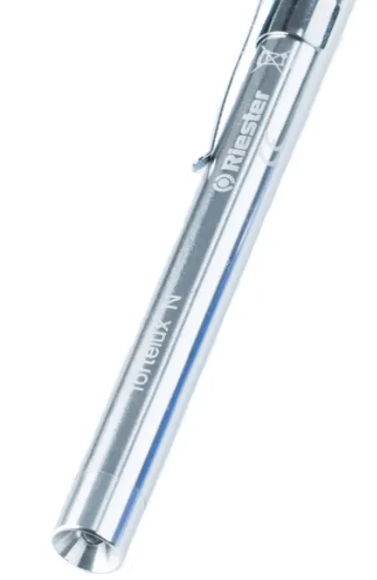 Lampka, latarka diagnostyczna ri-pen LED 3V, kolor srebrny